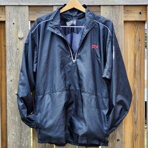 RARE CN Rail Windbreaker Jacket Men's Size XL 1/2 Zip PACKABLE Pullover